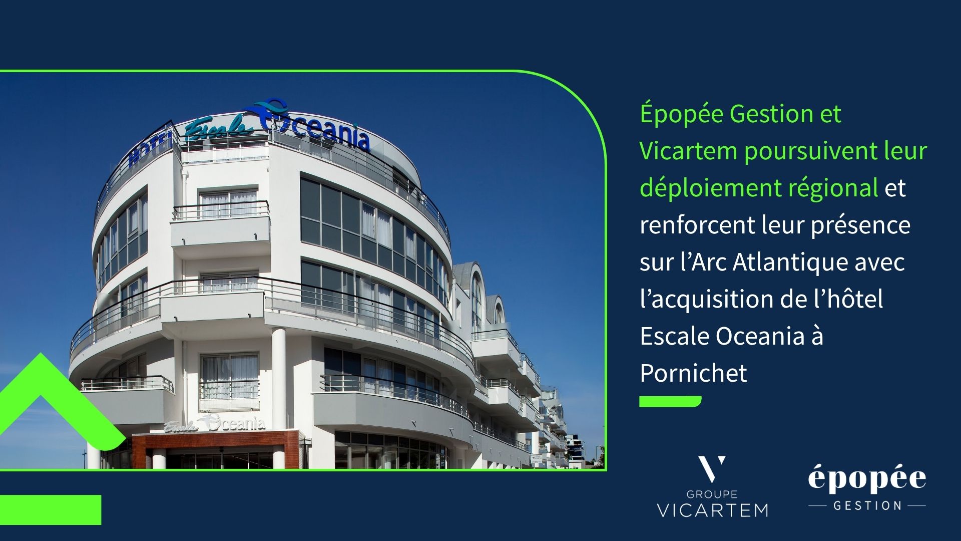 Epopee Épopée Gestion et Vicartem poursuivent leur déploiement régional et ...